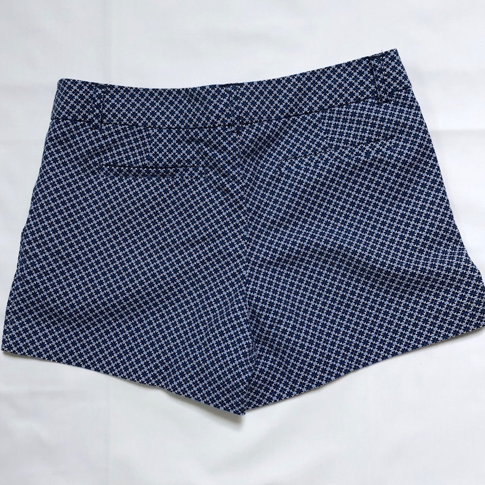 Blue Patterned Shorts - Picture 3 of 5